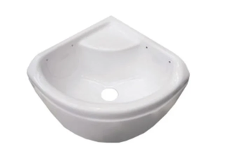 Mini Corner Basin With Full Skirt