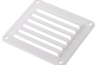 Small Louvre Vent - White